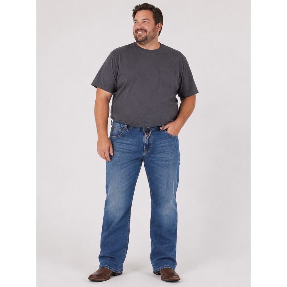 L342 Men's Lees Modern Casual Straight Leg Bootcut Jeans 40x32L